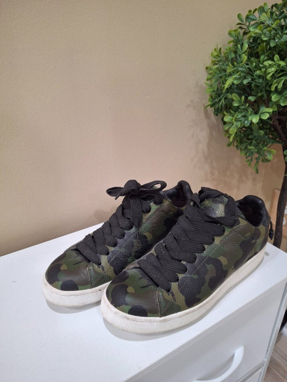 coach camouflage sneakers